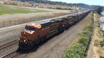 BNSF 8076 Leads a Coal Train